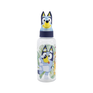 Детско шише со 3Д фигура, Bluey, 560 ml 