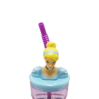 Детска чаша со сламка, Pokemon - Disney Princess - Cinderella, 360 ml 