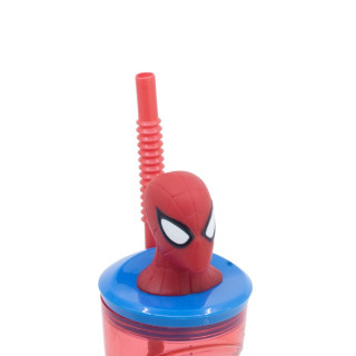 Детска чаша со сламка, Spider-Man, 360 ml