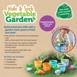 Едукативен сет за игра, Hide & Seek Vegetable Garden
