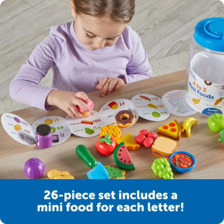Едукативен сет за игра, A to Z Mini Foods