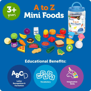 Едукативен сет за игра, A to Z Mini Foods