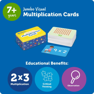 Картички за множење, Jumbo Multiplication Cards