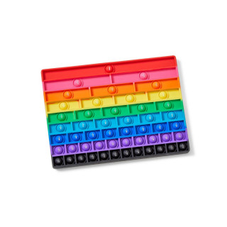 Сензорна играчка за изучување дропки, Rainbow Fraction® Sensory Bubble Popper