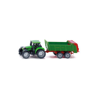Фигура, Deutz-Fahr w/Universal Strautmann Manure Spreader 