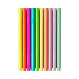 Фломастери, Grip Neon + Pastel, 5+5 бои
