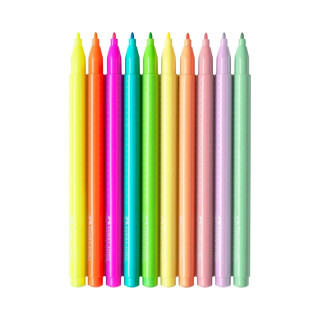 Фломастери, Grip Neon + Pastel, 5+5 бои