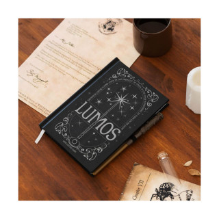Нотес со светлечка корица, Harry Potter - Lumos Maxima