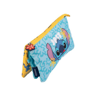 Несесер за моливи со три прегради, Disney: Stitch - Tropical 