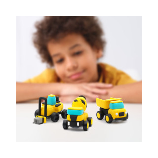 Сет за изработка со глина Motors: Construction Vehicles 