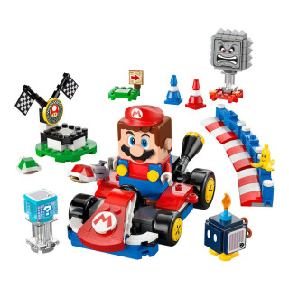 LEGO коцки, Super Mario, Mario Kart™ – Interactive LEGO® Mario™ & Standard Kart 