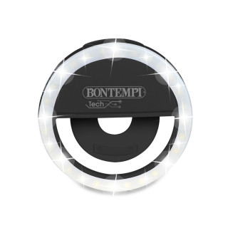 Сет од 2 мини клип-микрофони и селфи светло 