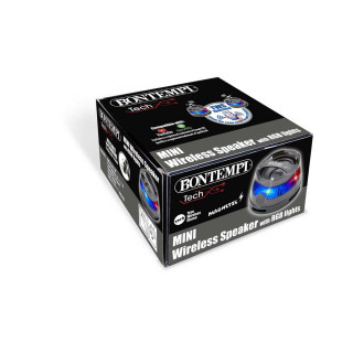 Магнетен мини безжичен звучник со RGB светла 