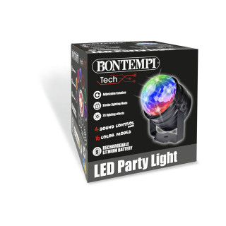 Ротирачка диско топка со LED светло со 35 ефекти 