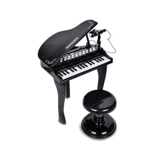 Електронско гранд пијано со столче и микрофон 