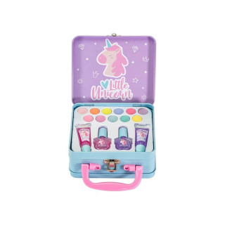 Сет детски шминки во метално куферче, Little Unicorn 