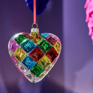 Лампион, Rainbow Crystal Heart 