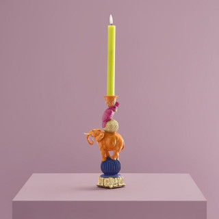 Свеќник, Jungle Love: Bird on Elephant (портокалов, голем) 