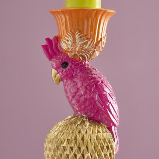 Свеќник, Jungle Love: Bird on Elephant (портокалов, голем) 