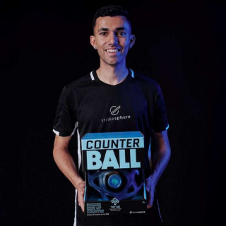 Фудбалска топка со светла и звуци, Strikesphere Counter Soccer Ball 