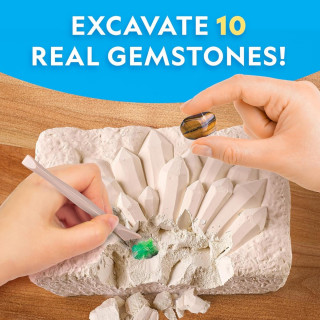 СТЕМ сет, National Geographic - Super Gemstone Dig Kit 