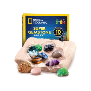 СТЕМ сет, National Geographic - Super Gemstone Dig Kit 
