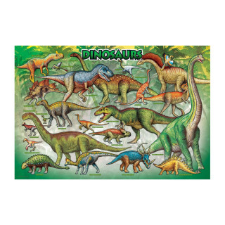 Сложувалка во торбичка за ужинка, Dinosaurs, 100 парчиња 