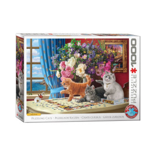 Сложувалка, Puzzling Cats, 1000 парчиња (Smart Cut) 