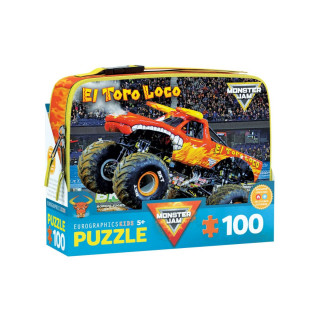 Сложувалка во торбичка за ужинка, Monster Jam: El Toro Loco, 100 парчиња 