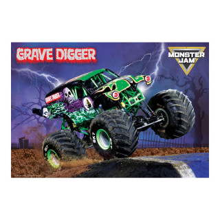 Сложувалка во торбичка за ужинка, Monster Jam: Grave Digger, 100 парчиња 