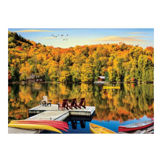 Сложувалка, Lakeside Cottage, Quebec, 1000 парчиња (Smart Cut) 