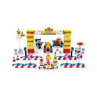 LEGO коцки, Super Mario, Mario Kart – Baby Peach & Grand Prix Set 