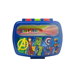 Кутија за ужинка со прибор, Marvel: Avengers - 7 Wonders 