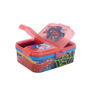 Кутија за ужинка со 3 прегради XL, Spider-Man - Moving Target 