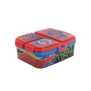 Кутија за ужинка со 3 прегради XL, Spider-Man - Moving Target 