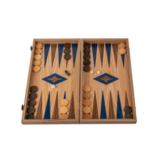 Сет за табла, Oak/Blue & American Walnut 