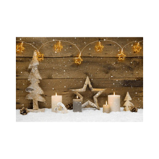 10 LED ламбички - 3D Ѕвезди 