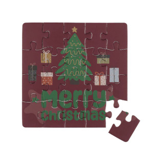 Новогодишна честитка - сложувалка X-Mas, 4 дизајни 