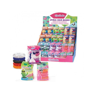 Сет спирални ластичиња за коса , 5 дизајни 