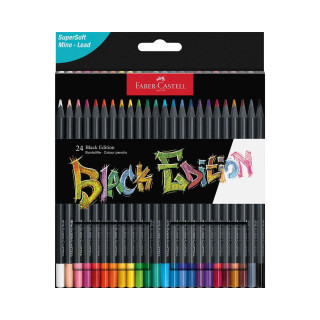 Дрвени боици, Faber Castell - Black Edition, 1/24 