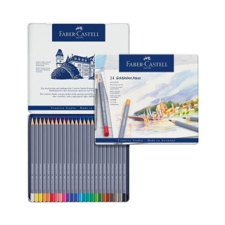 Акварелни моливи во боја, Faber Castell - GоldfaberAqua, 1/24 