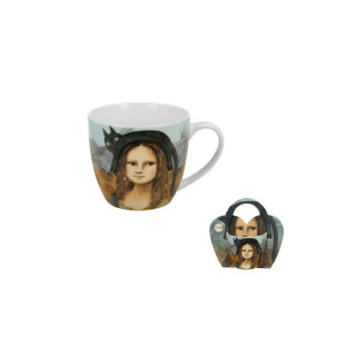 Шолја, Animals - Mona Lisa with a Cat, 460ml 