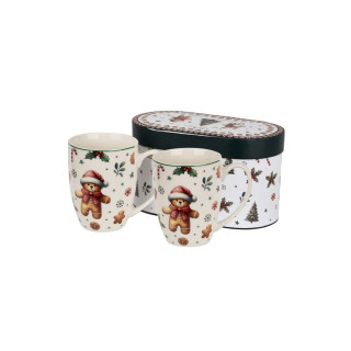 Сет од 2 шолји во метална кутија, Christmas Cuties, 360ml 