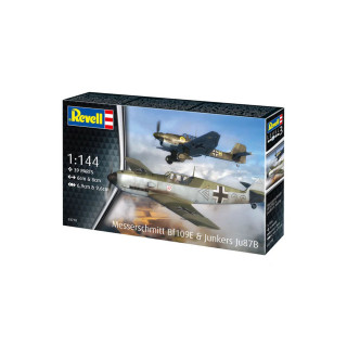 Макета, Starter Kit Messerschmitt Bf109E & Ju87B Stuka, 1:144 