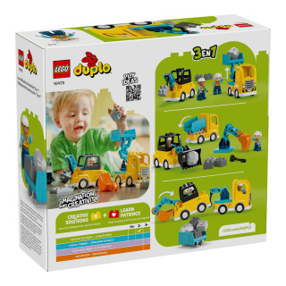 LEGO коцки, Duplo, 3 in 1 Construction Vehicles 