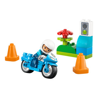 LEGO коцки, Duplo, Blue Police Motorcycle 