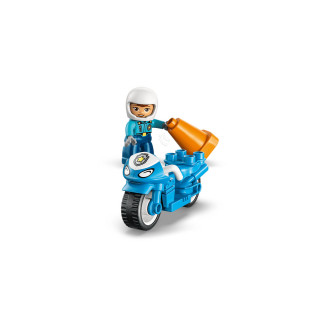 LEGO коцки, Duplo, Blue Police Motorcycle 