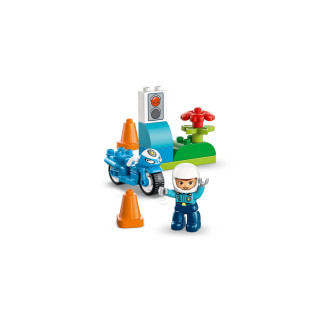 LEGO коцки, Duplo, Blue Police Motorcycle 