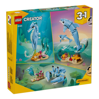 LEGO коцки, Creator 3-in-1, Sea Animals: Beautiful Dolphins 