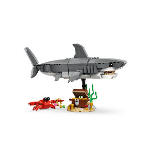 LEGO коцки, Creator 3-in-1, Fierce Shark with a Treasure Chest 